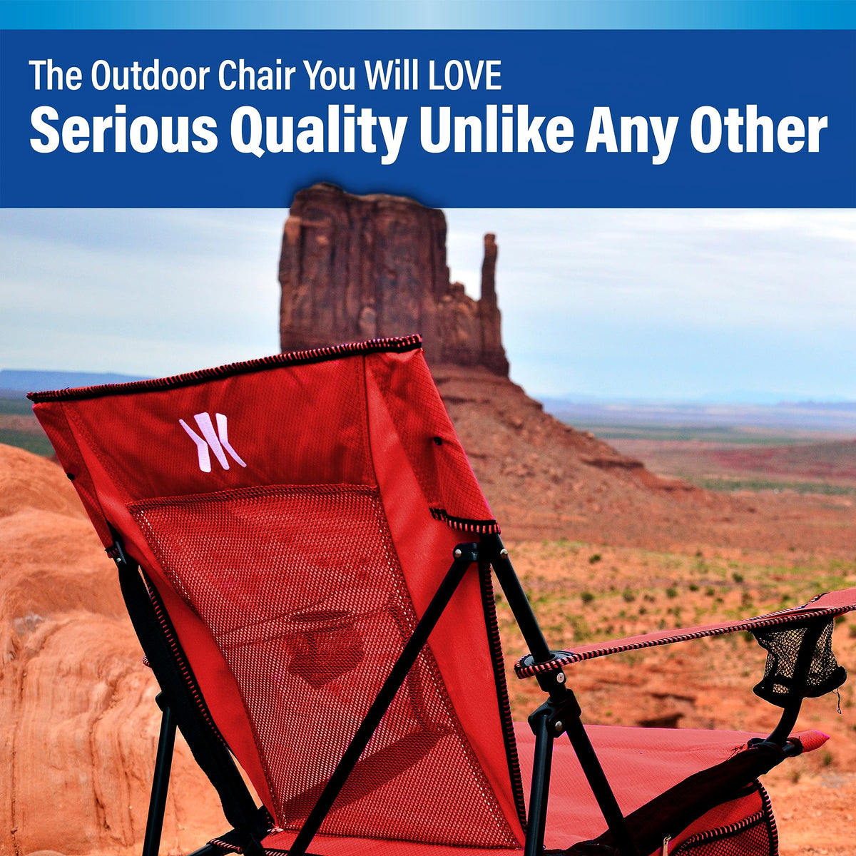 Kijaro Dual Lock Chair Color: Victoria Desert Orange