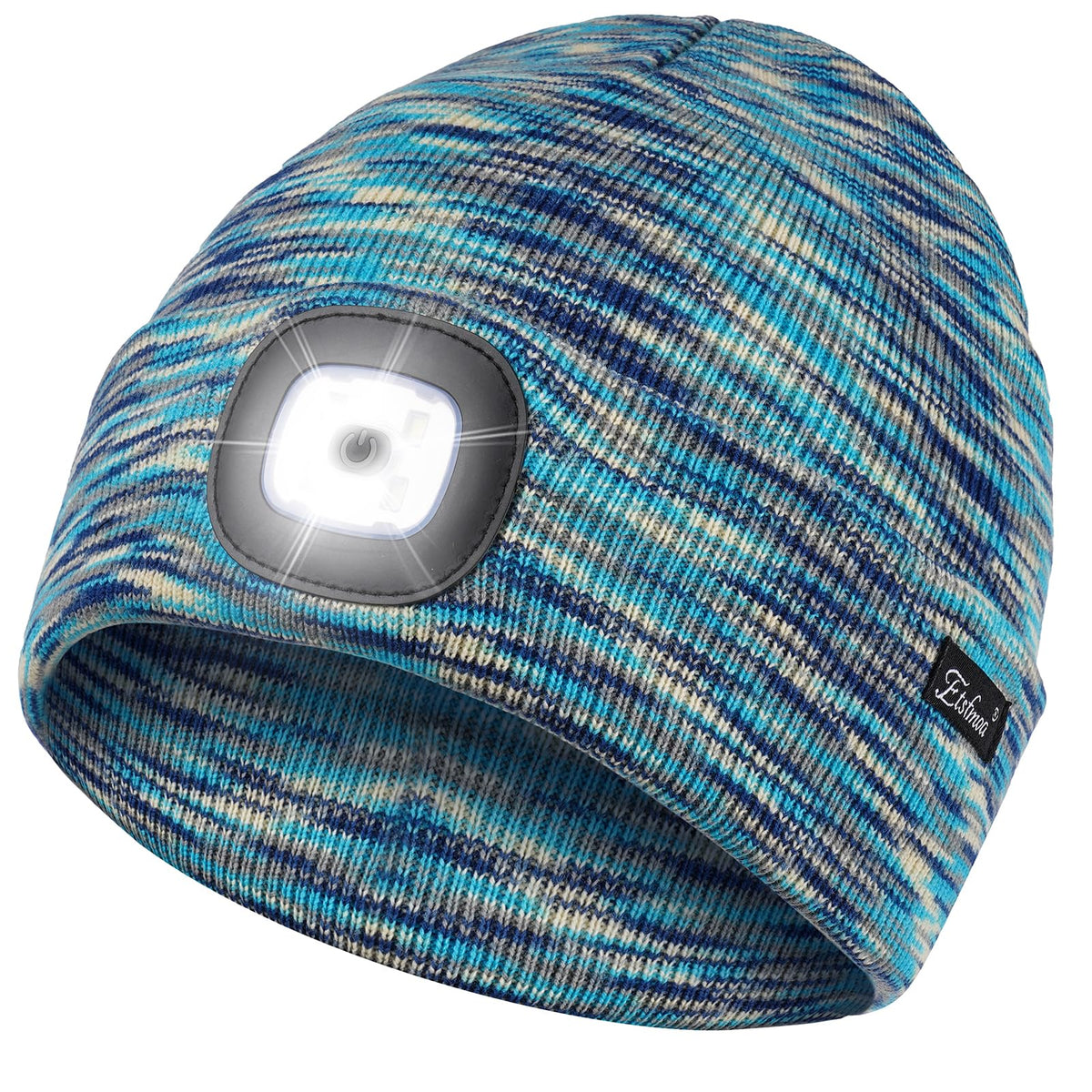 Etsfmoa Unisex Beanie with The Light, Gifts for Men Dad Father Winter Caps