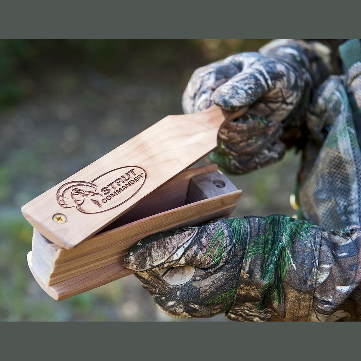 STRUT Commander Turkey Box Call for Hunting, Durable, Effective and Affordable - Hand Built and Dual-Sided for Realistic Turkey Calling