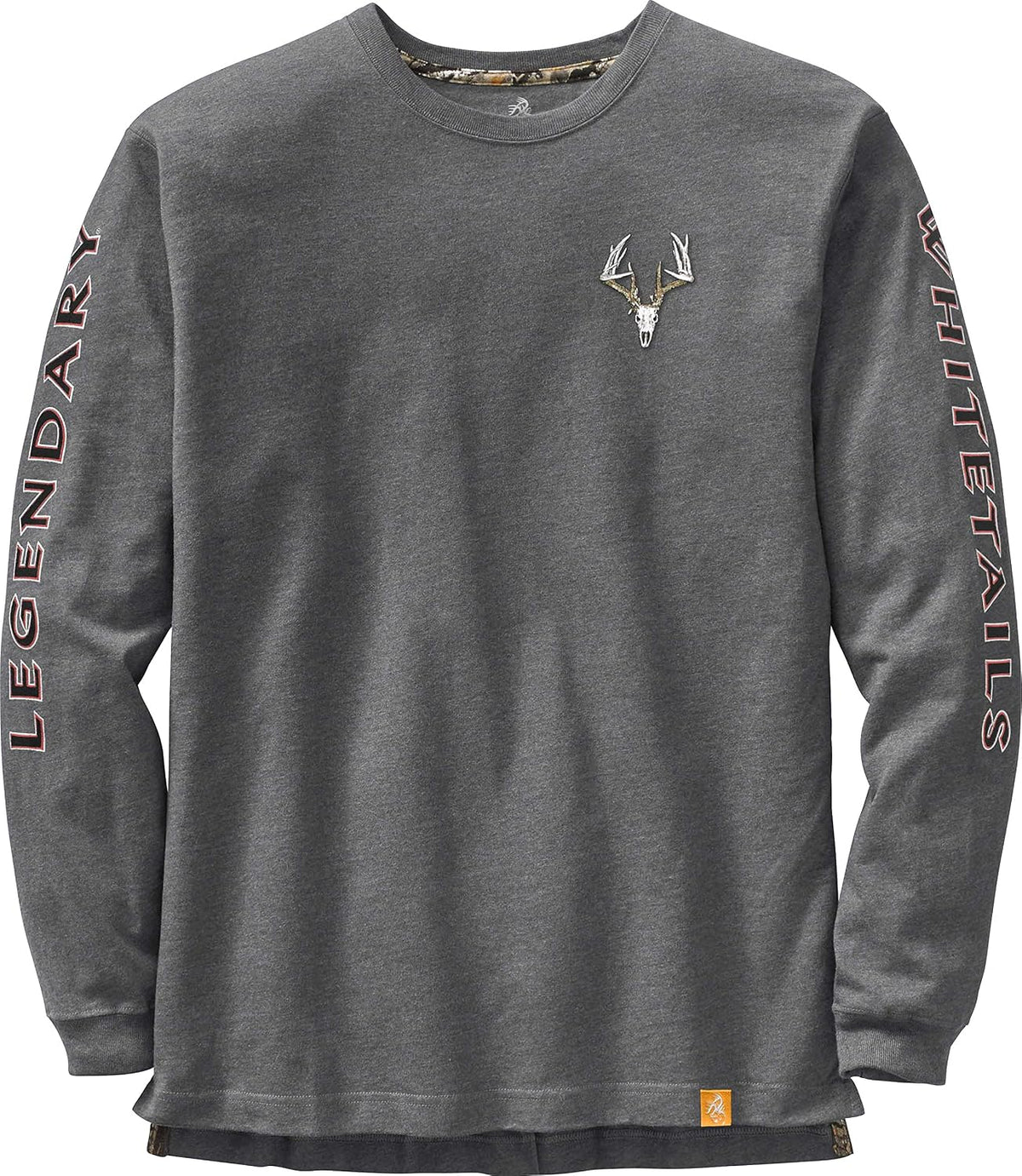 Legendary Whitetails Mens Long Sleeve T-Shirt 100% Cotton Preshrunk Tee