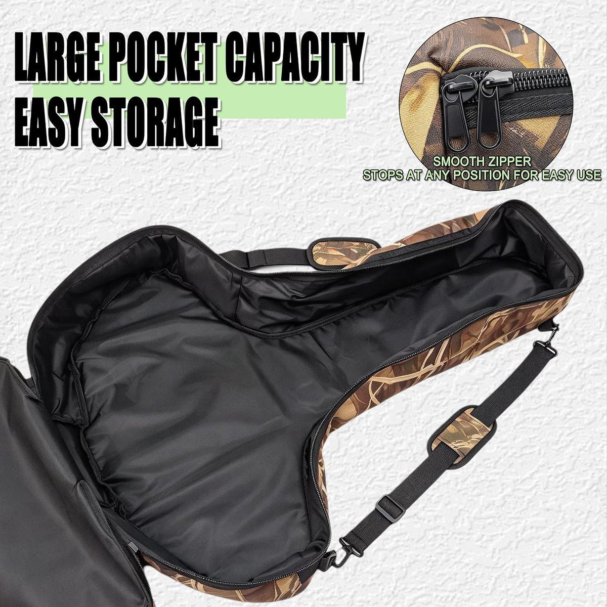 38" Soft Crossbow Case with Backpack Straps, Padded