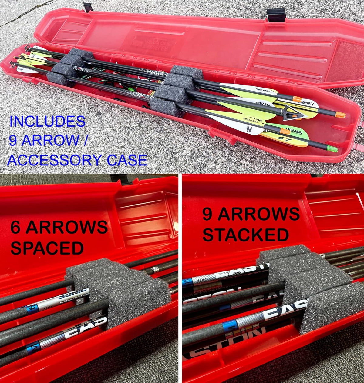 MTM Traveler Compound Bow Case with Wheels, Up to 44”- Hard Shell Bow Case