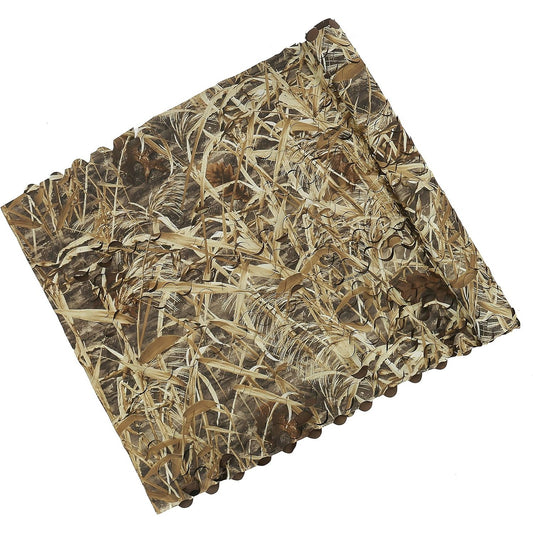 AUSCAMOTEK 300D Durable Camo Netting for Duck Hunting Blinds Brown 5ft×10ft/5ft×13ft/5ft×20ft