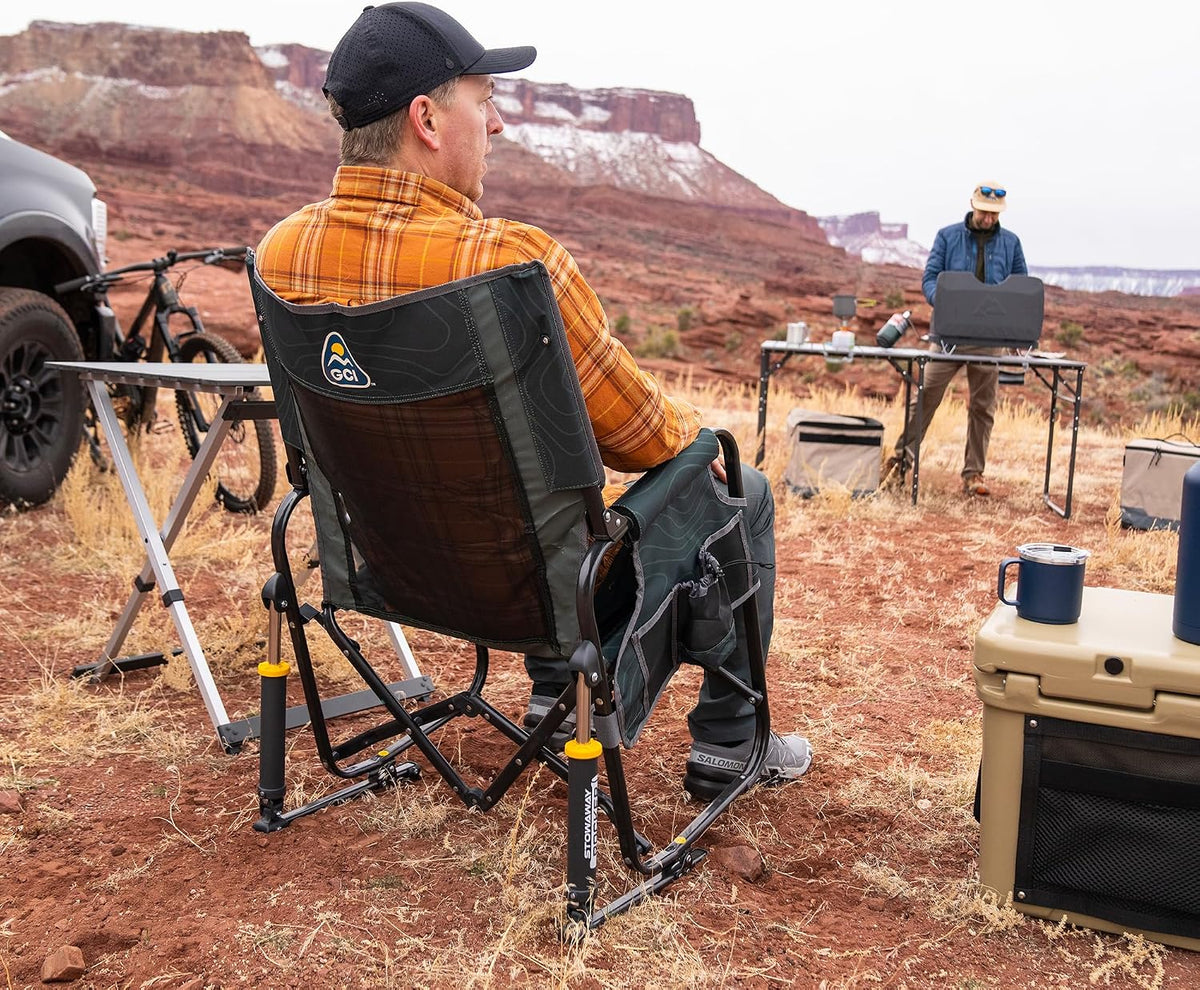 GCI Outdoor Stowaway Rocker - Hunter Topo