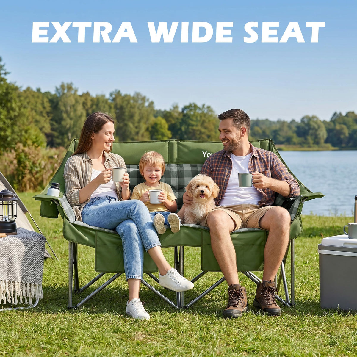Youtanic Oversized Camping Chair, Portable Folding Camping Chairs