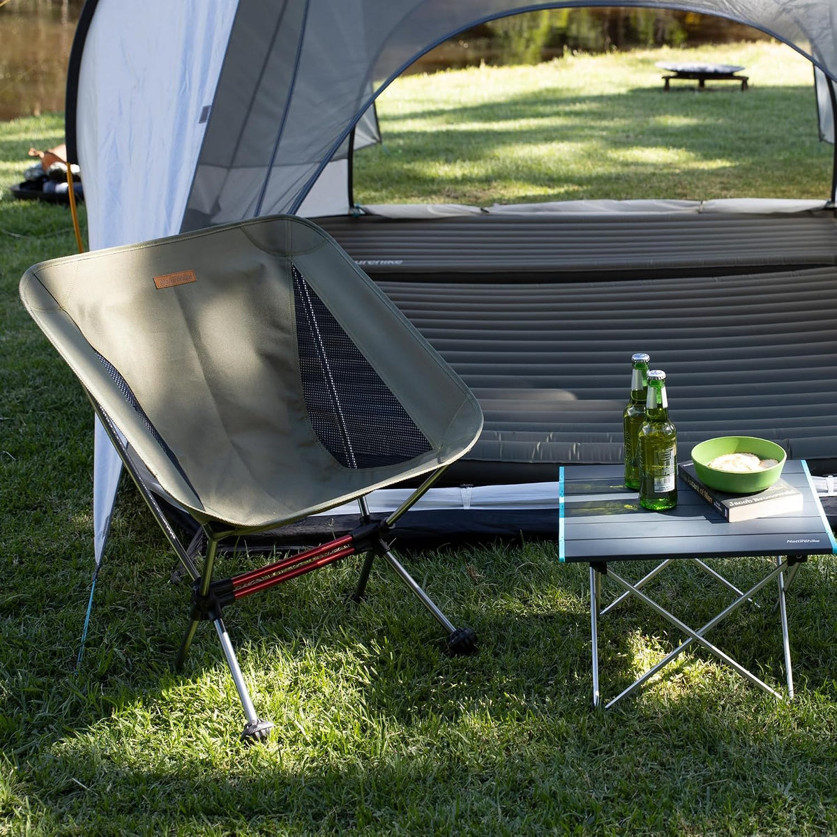 Naturehike YL08 Ultralight Camping Chair — Only 2.12 LBS, Anti-Sinking Feet