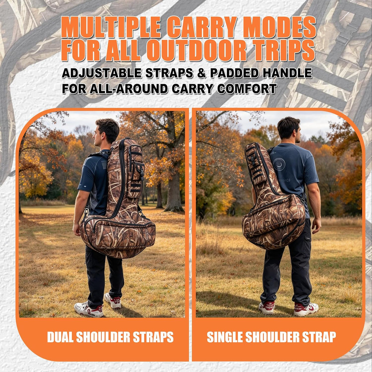 38" Soft Crossbow Case with Backpack Straps, Padded