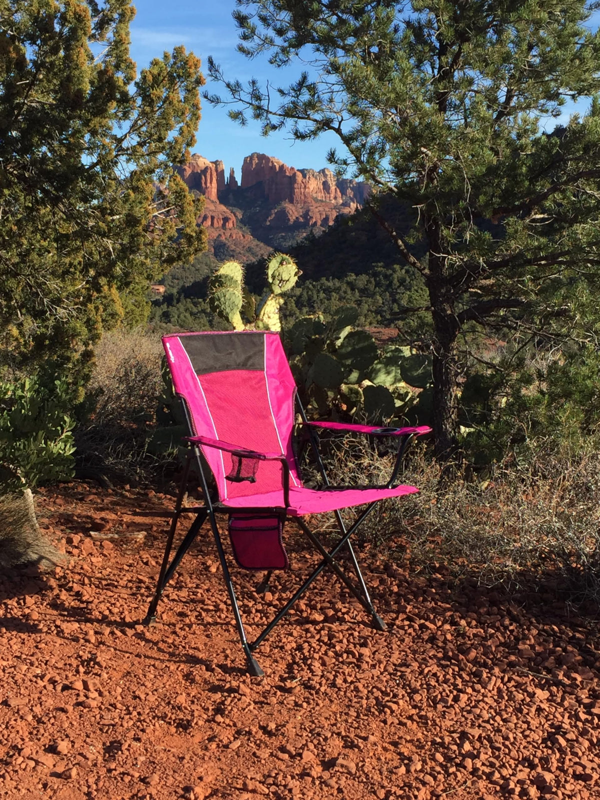 Kijaro Dual Lock Chair Color: Victoria Desert Orange