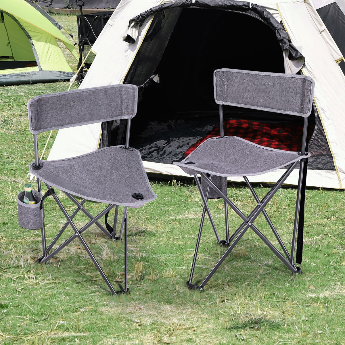REDCAMP 2 Pack Tripod Hunting Chairs for Blinds