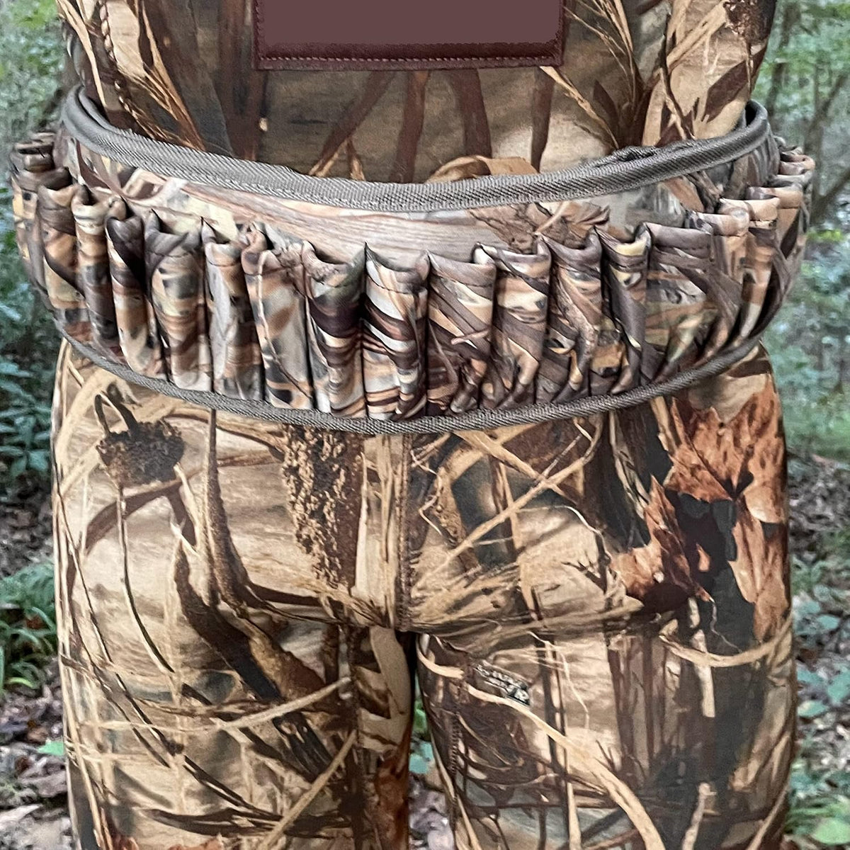 Shell Belt - Adjustable Belt, Zipper Storage Pocket, Camo