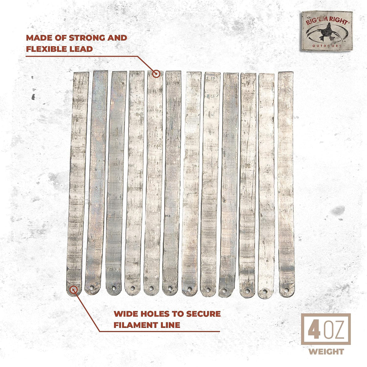 Rig'Em Right Outdoors Flexible Strap Weights for Decoys