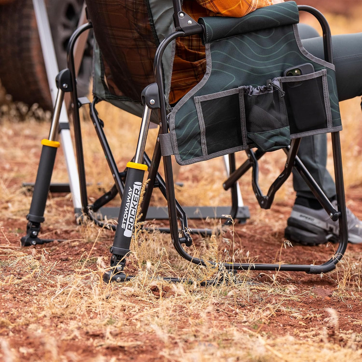 GCI Outdoor Stowaway Rocker - Hunter Topo