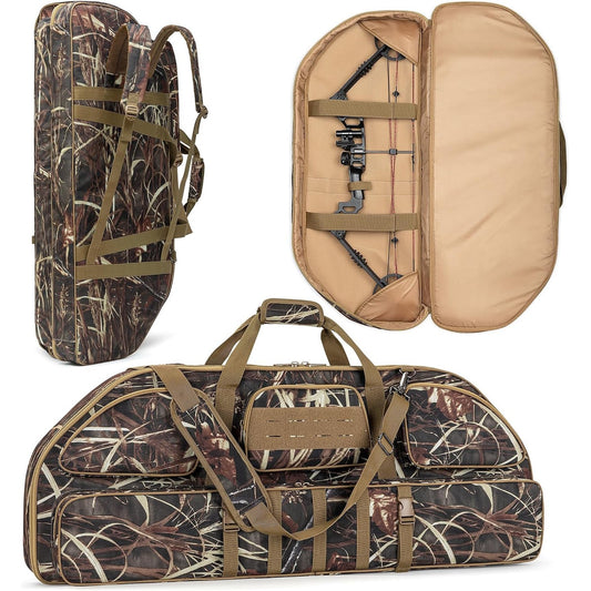 Soft Bow Case, Compound Bow Bag with Arrow Pocket