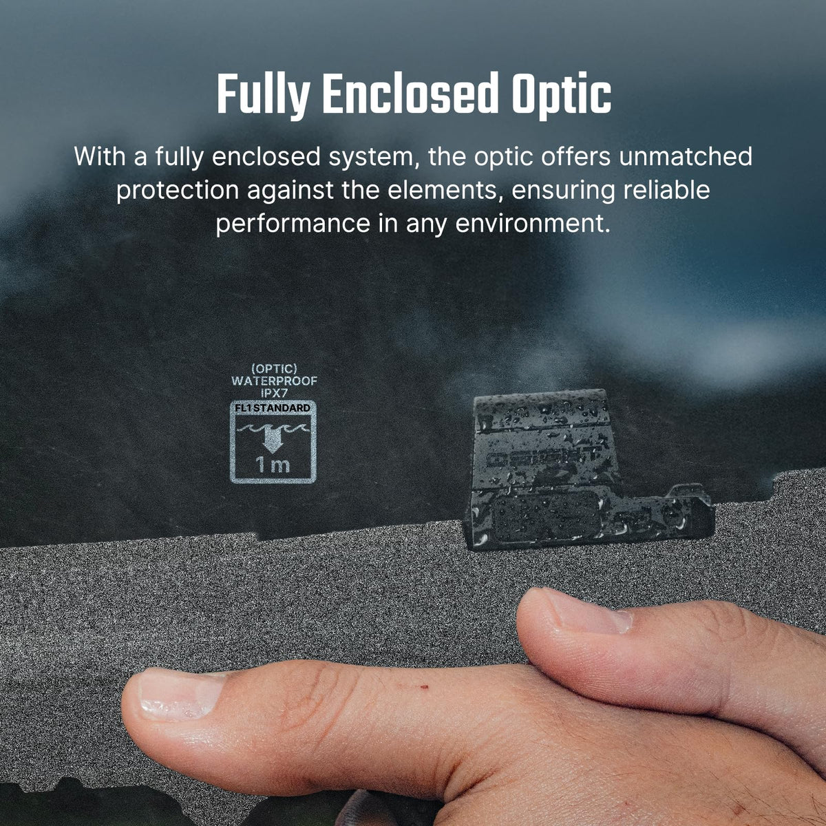 OSIGHT SE Enclosed Red/Green Dot, 2 & 32 MOA Multi-Reticle or 6 MOA Dot