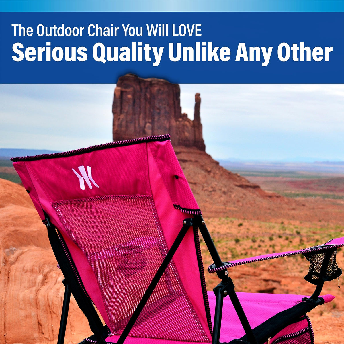 Kijaro Dual Lock Chair Color: Victoria Desert Orange