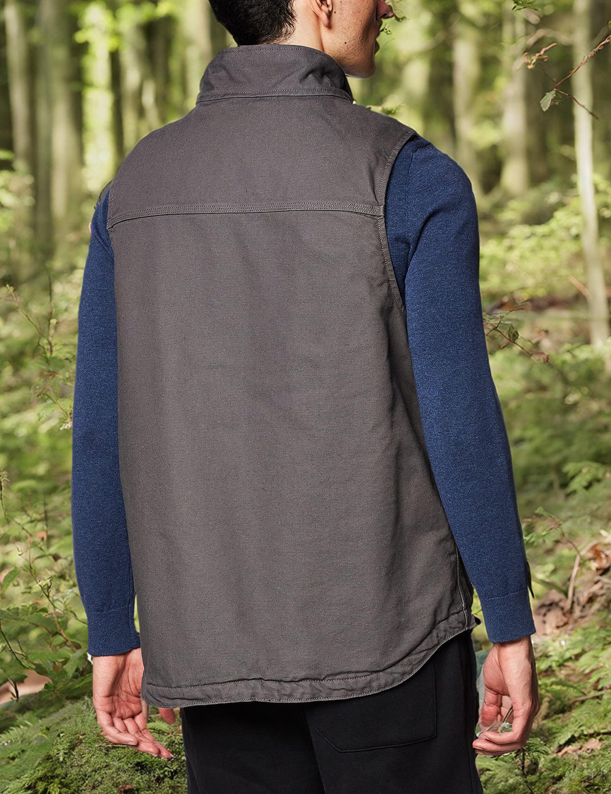 Carhartt Men's Washed Duck Mock-Neck Vest