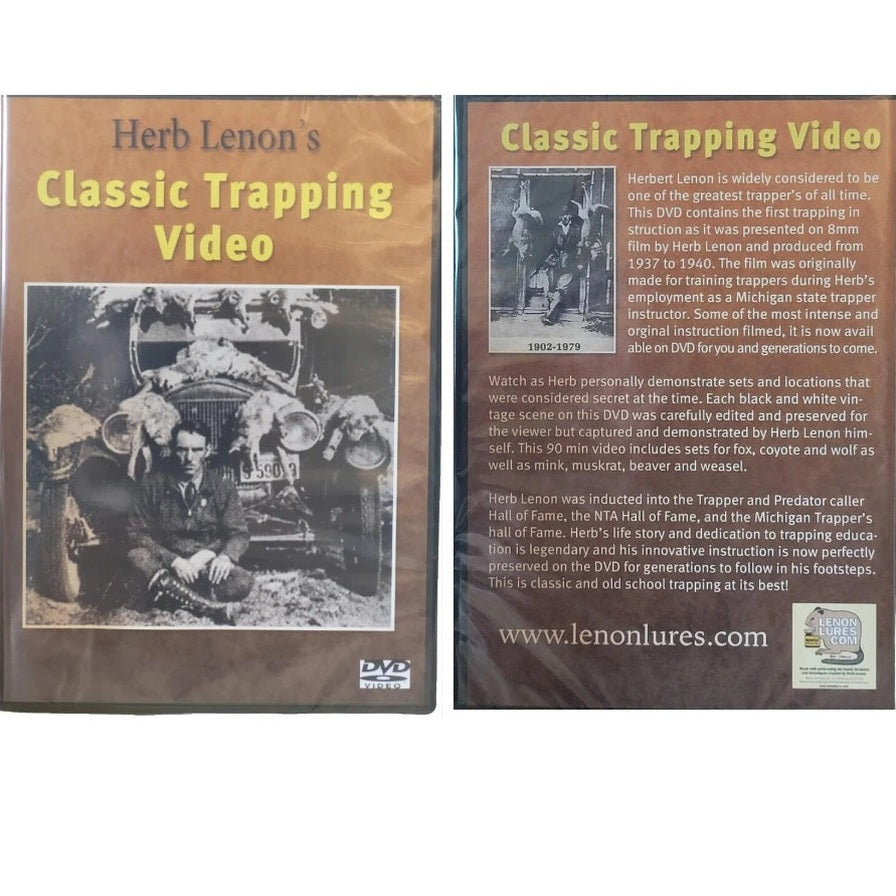 Classic Video by Herb Lenon DVD Trapping Instruction
