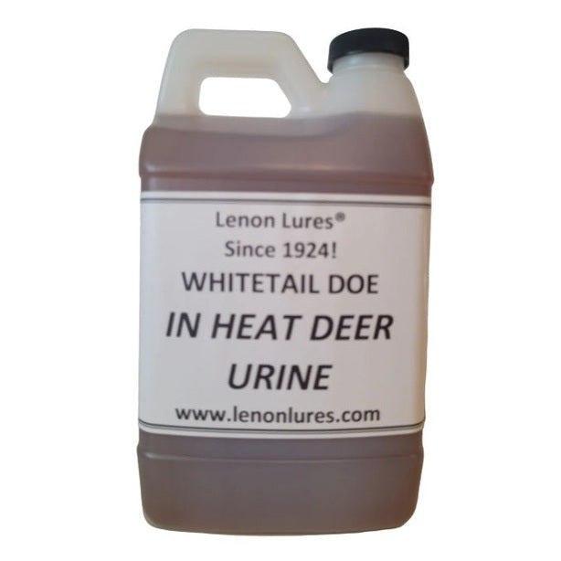 Lenon Lures Whitetail Doe in Heat Urine