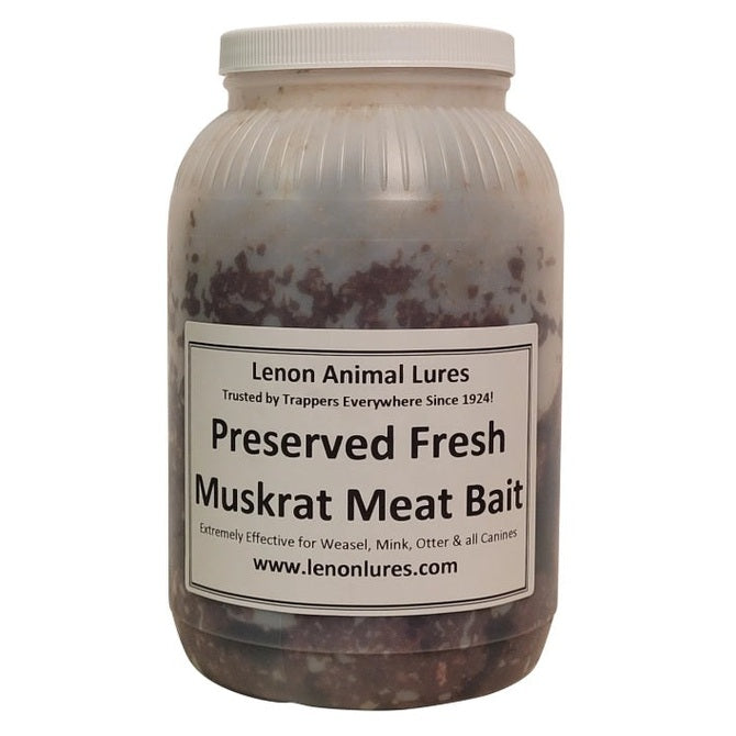Lenon Lures Fresh Preserved Muskrat Meat Bait