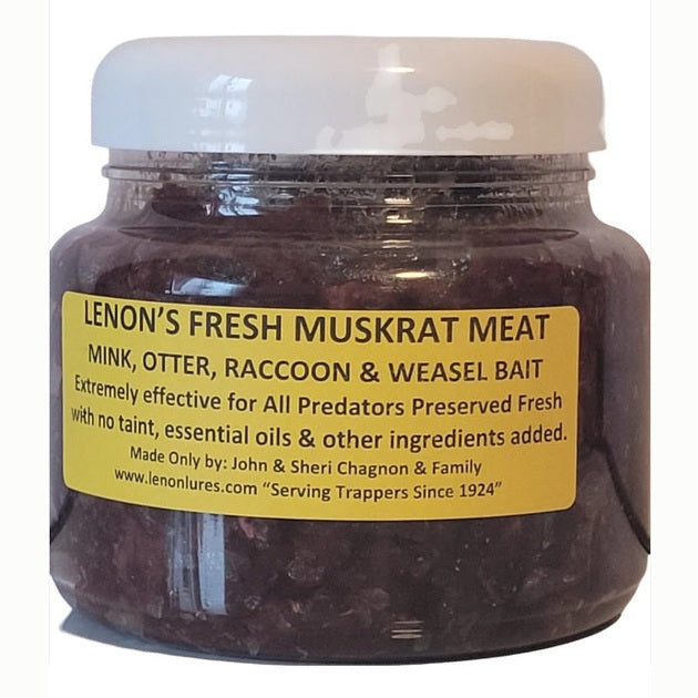 Lenon Lures Fresh Preserved Muskrat Meat Bait