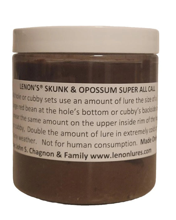 Lenon Lures Skunk and Opossum Super All Call Lure / Scent